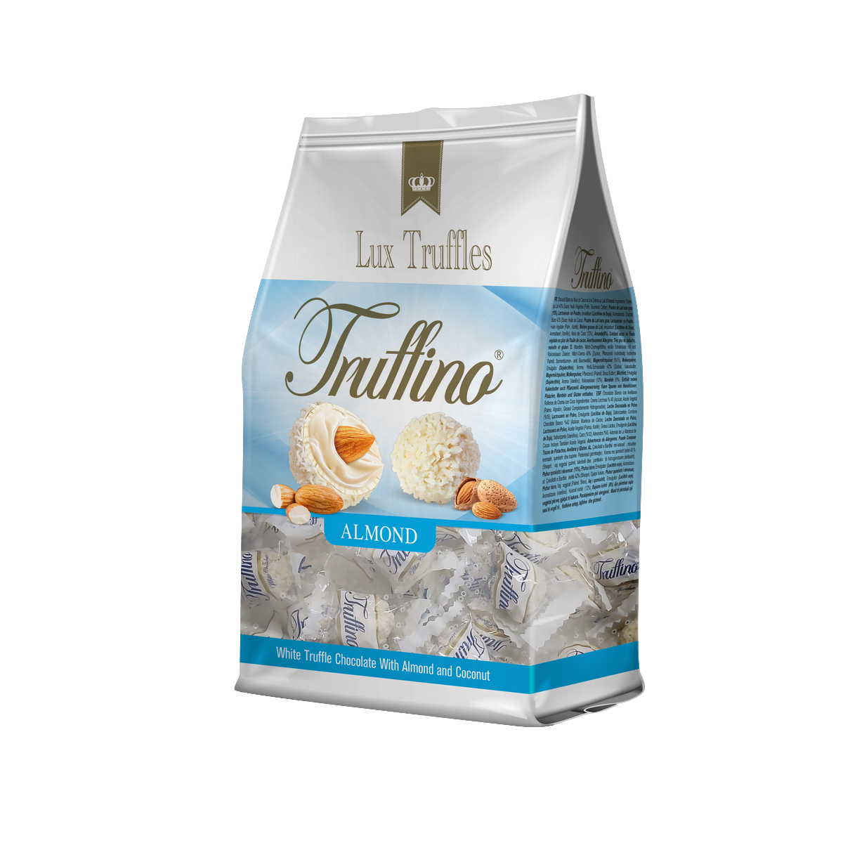 Truffino Bademli Sütlü Krema Dolgulu Hindistan Cevizli Beyaz Çikolata