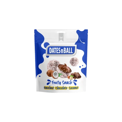 Dates N Ball Çikolata Soslu Kırık Fındıklı Hurma Ezmesi 100GR - M.50340